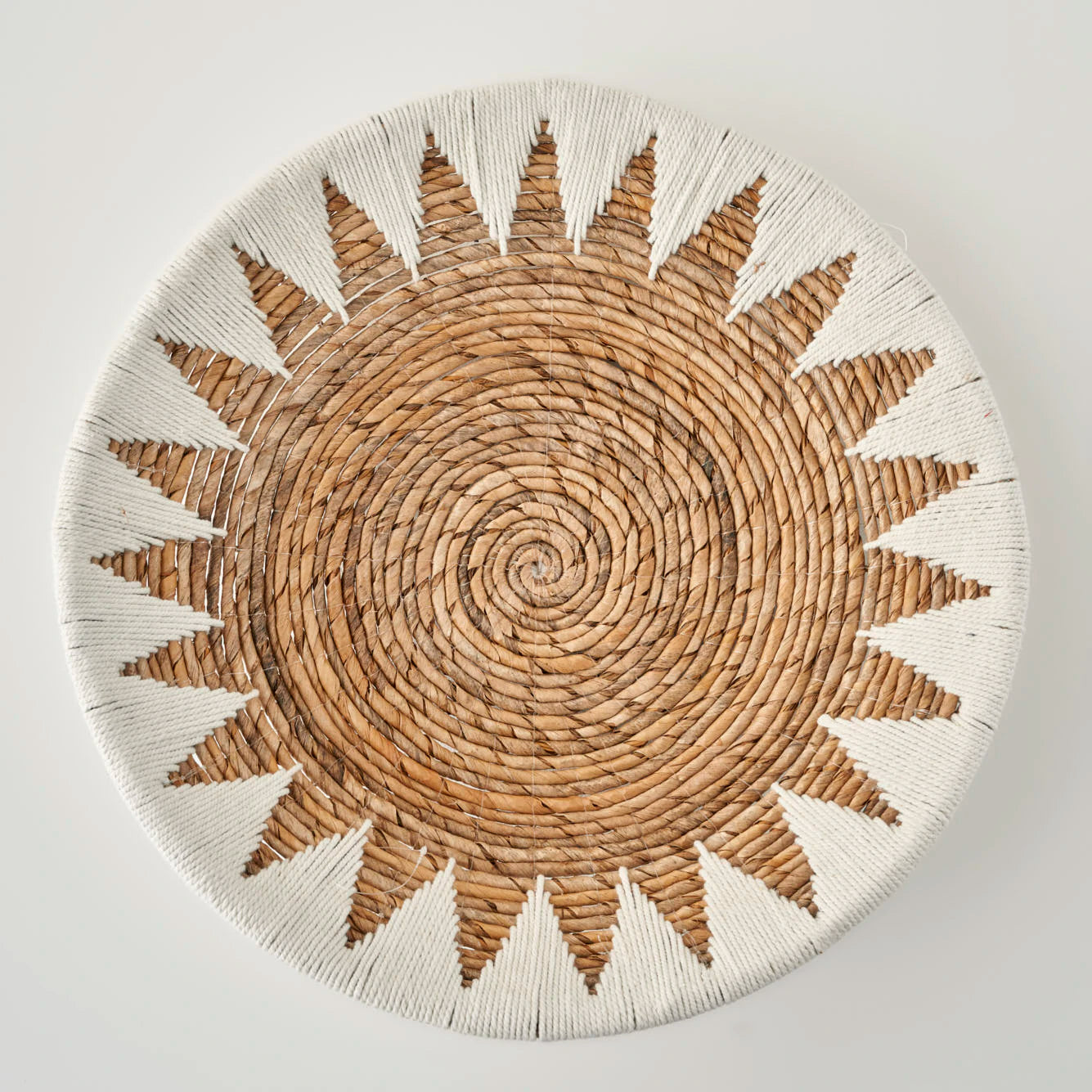 Rustic Duvar Tabağı Naturel (40 cm)