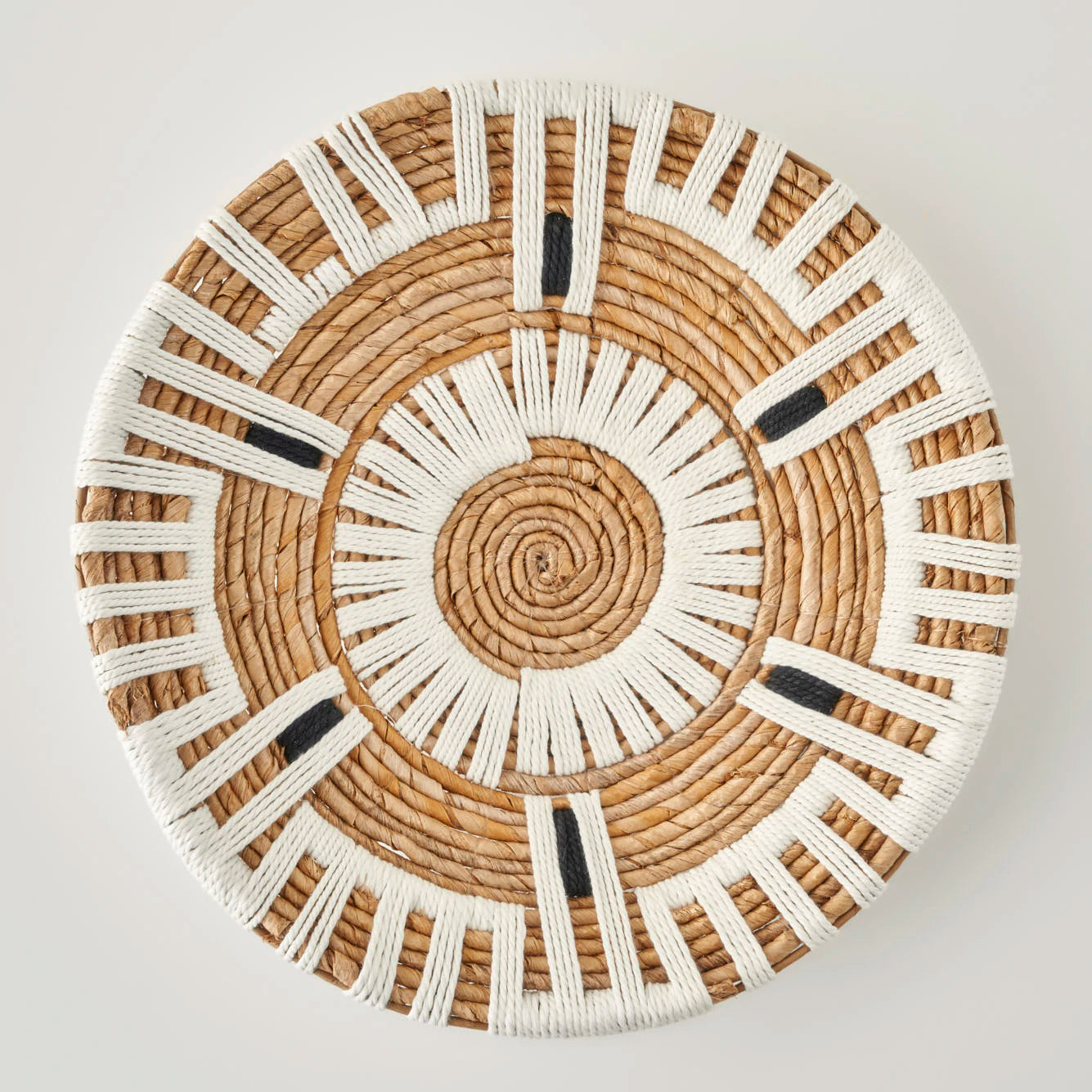 Aura Duvar Tabağı Naturel (40 cm)