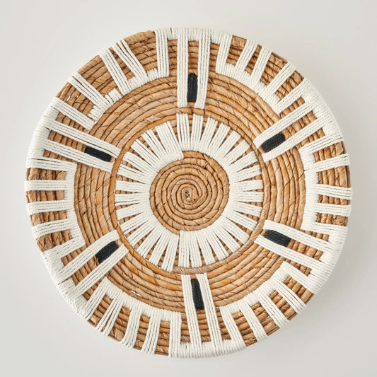 Aura Duvar Tabağı Naturel (40 cm)