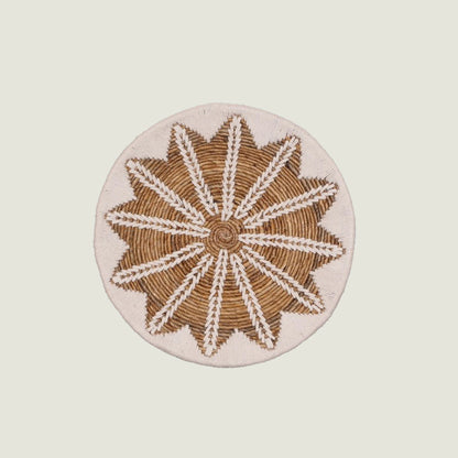 Lune Duvar Tabağı Naturel (40 cm)