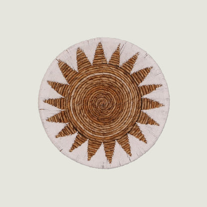 Rustic Duvar Tabağı Naturel (40 cm)