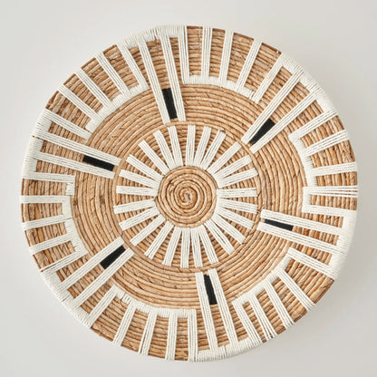 Aura Duvar Tabağı Naturel (40 cm)