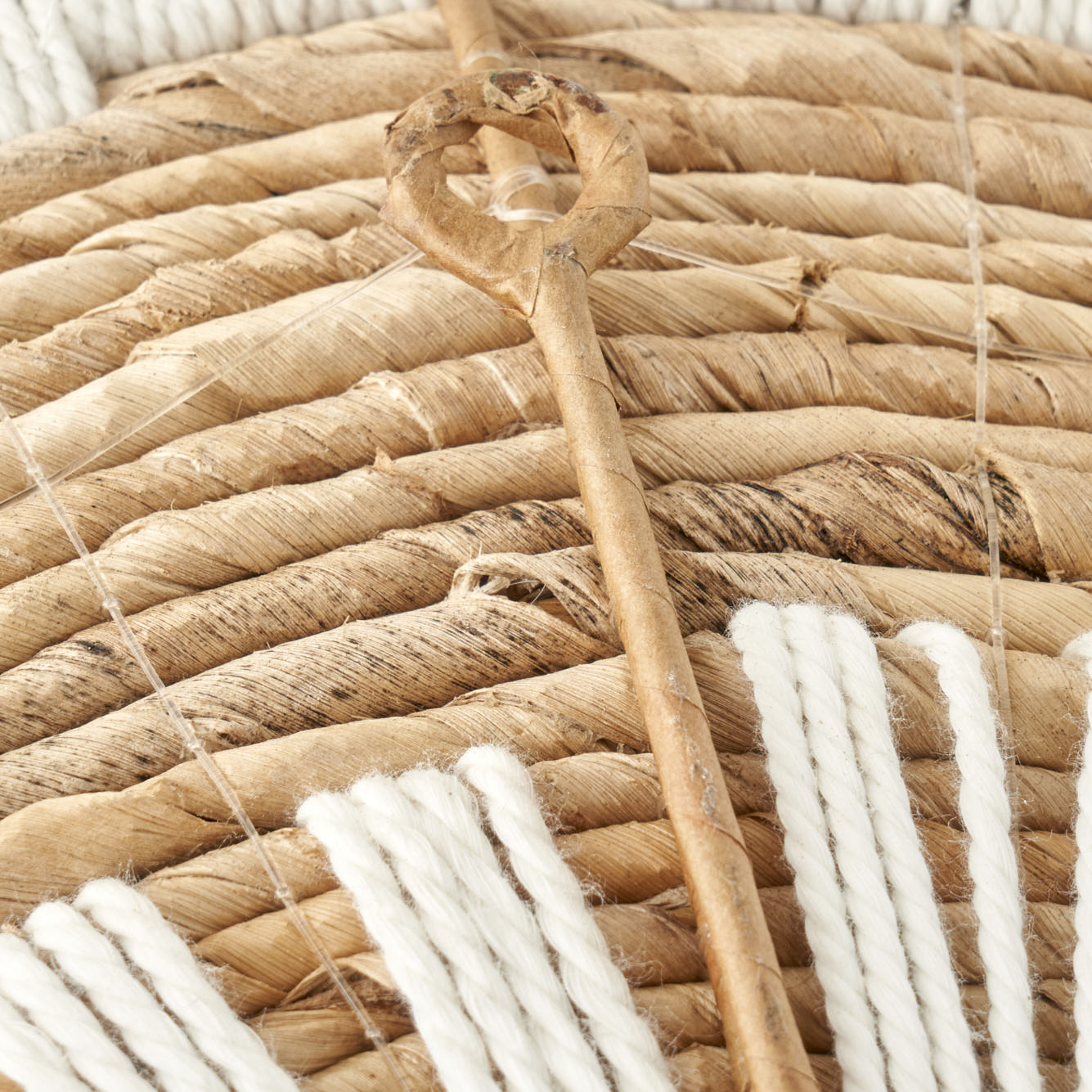 Aura Duvar Tabağı Naturel (40 cm) - 50 cm - NATUREL - 3