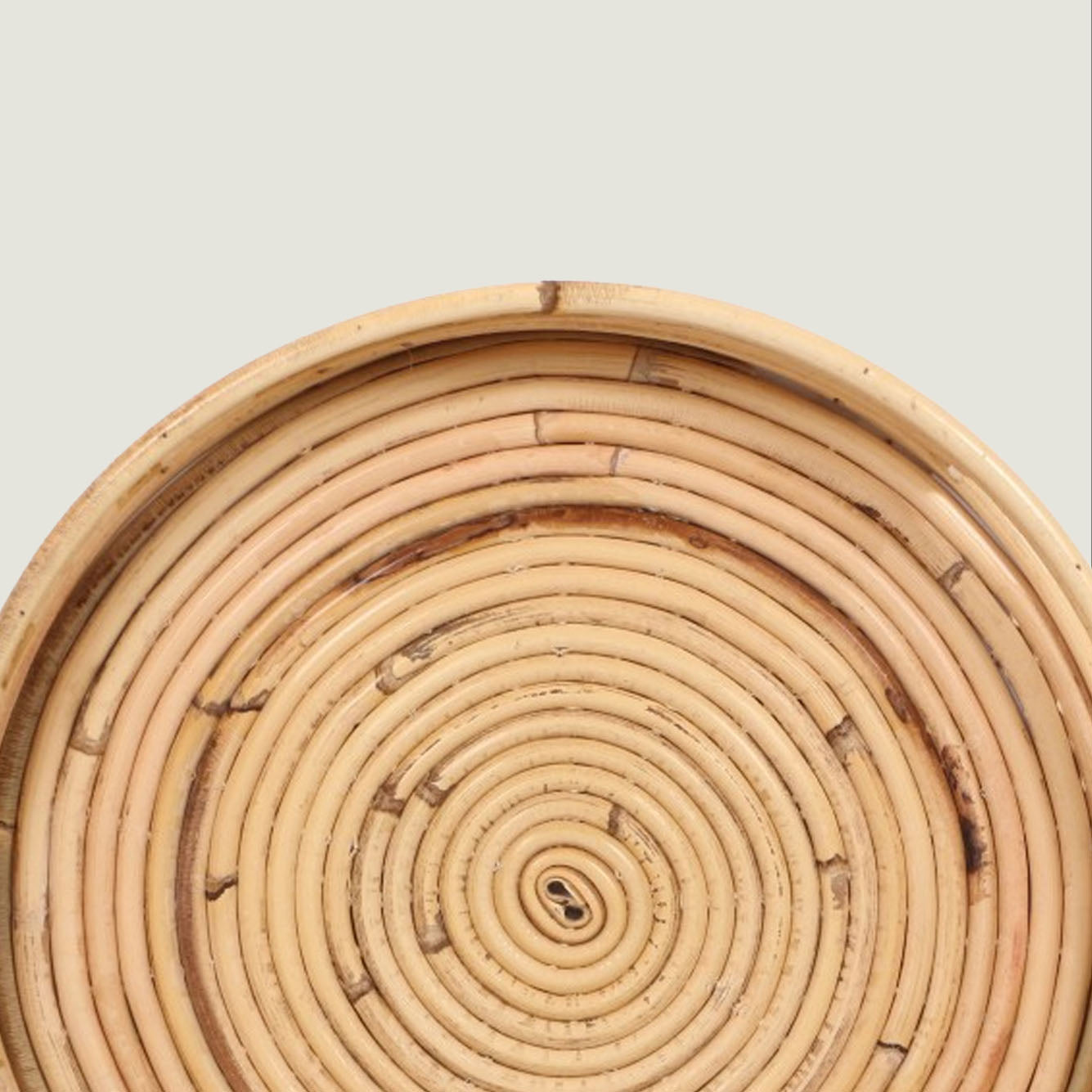 Swan Rattan Dekoratif Tepsi Naturel (30x5,5 cm) - 2