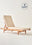 Calm 6'lı Şezlong Naturel