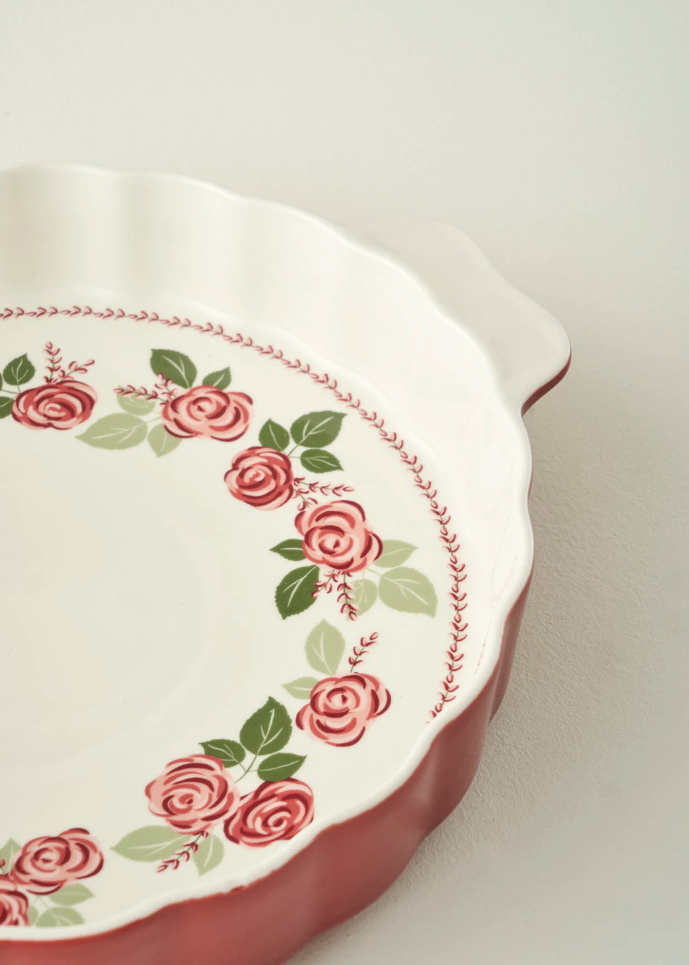 Rose Porselen Fırın Kabı Pembe (33x29x6 cm) - 3
