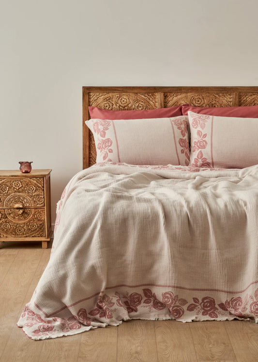 %100 Pamuk Rose Jakarlı