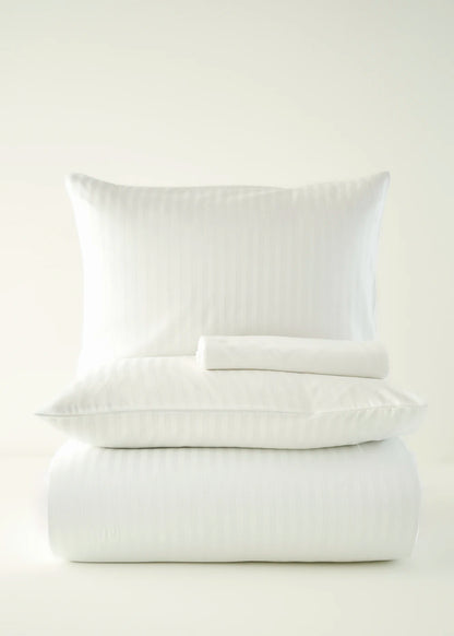 %100 Pamuk Saten Matsu - 200x220 cm - BEYAZ - 5