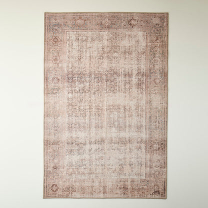 Vintage Desenli Dijital Baskı Halı Bej (152x230 cm) - PUDRA - 152x230 cm - 2
