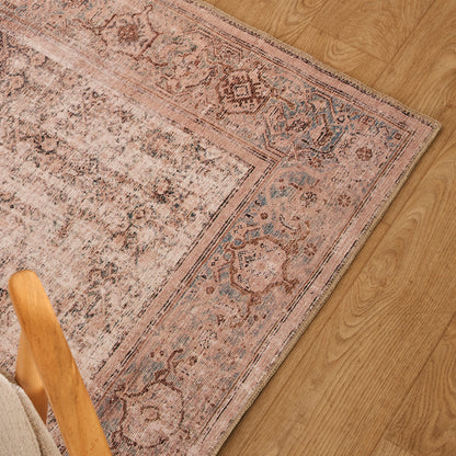 Vintage Desenli Dijital Baskı Halı Bej (152x230 cm) - PUDRA - 152x230 cm - 3