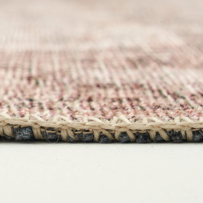 Vintage Desenli Dijital Baskı Halı Bej (152x230 cm) - PUDRA - 152x230 cm - 6