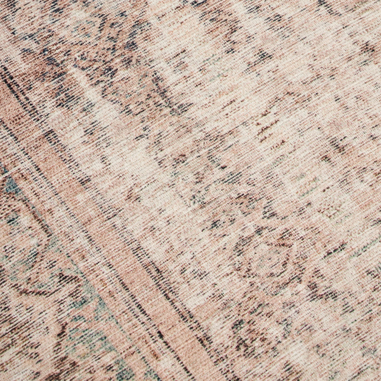 Vintage Desenli Dijital Baskı Halı Bej (152x230 cm) - PUDRA - 152x230 cm - 8