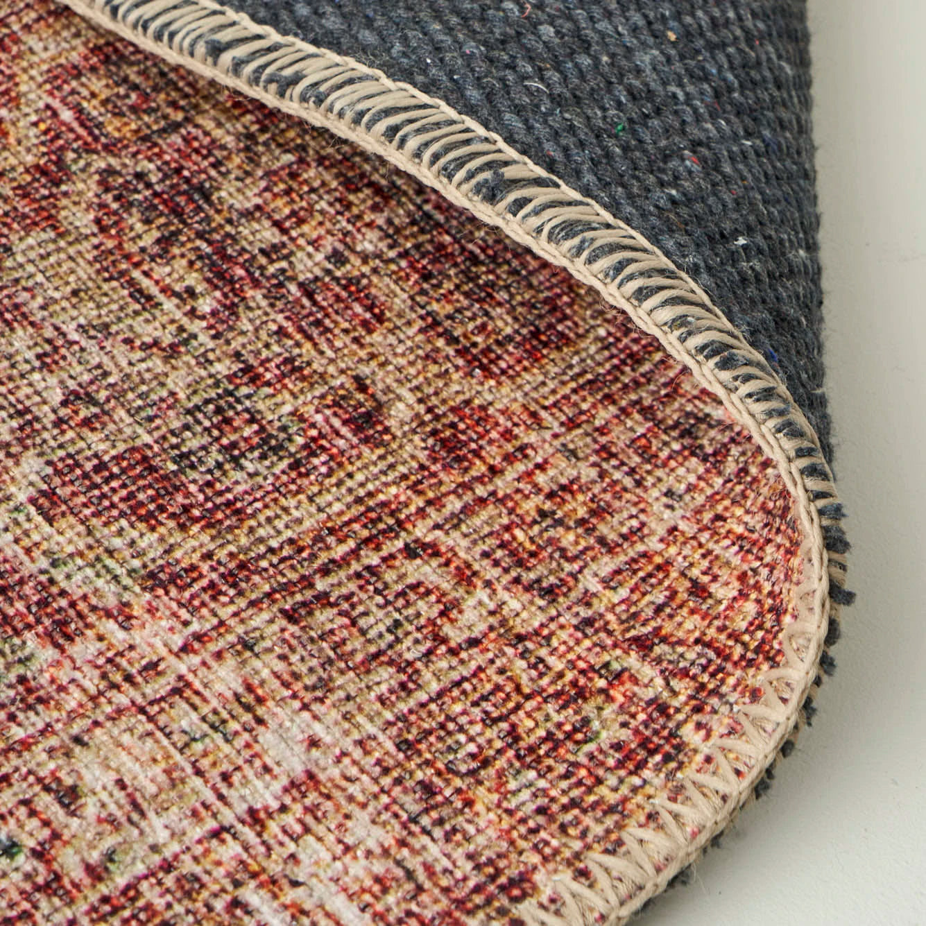 Vintage Desenli Dijital Baskı Halı Bej (152x230 cm) - KIRMIZI - 152x230 cm - 4