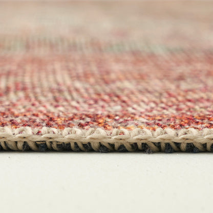 Vintage Desenli Dijital Baskı Halı Bej (152x230 cm) - KIRMIZI - 152x230 cm - 6