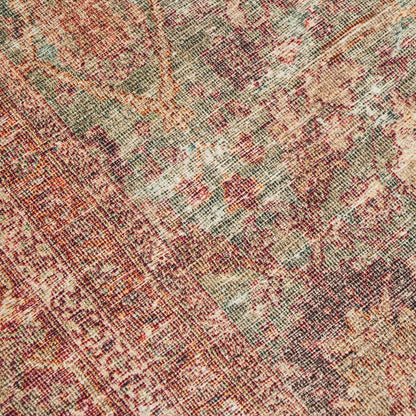 Vintage Desenli Dijital Baskı Halı Bej (152x230 cm) - KIRMIZI - 152x230 cm - 7