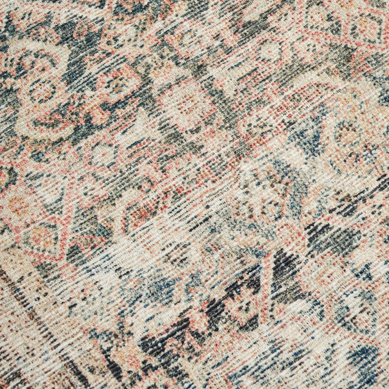 Vintage Desenli Dijital Baskı Halı Bej (152x230 cm) - 7