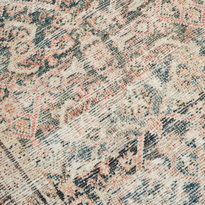 Vintage Desenli Dijital Baskı Halı Bej (152x230 cm) - 7