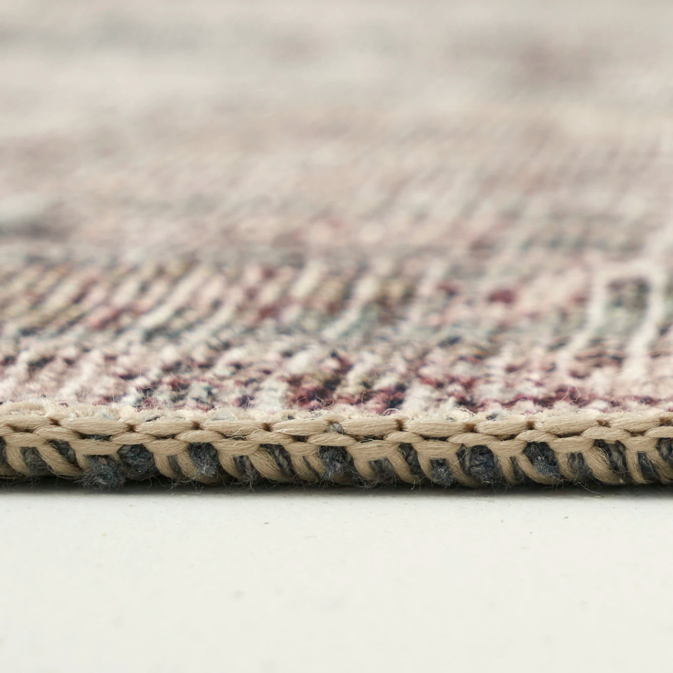 Vintage Desenli Dijital Baskı Halı Bej (152x230 cm) - 8