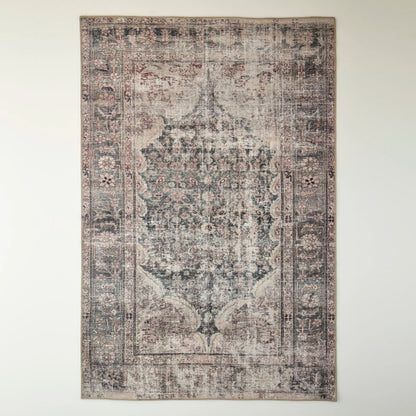 Vintage Desenli Dijital Baskı Halı Bej (152x230 cm) - VİZON - 152x230 cm - 2