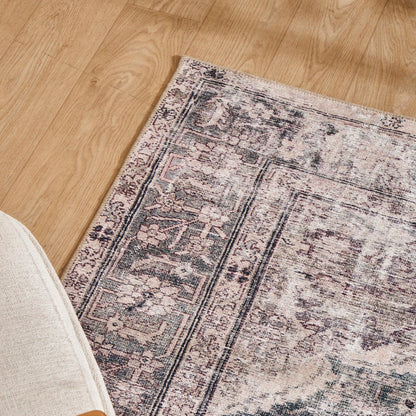 Vintage Desenli Dijital Baskı Halı Bej (152x230 cm) - VİZON - 152x230 cm - 3