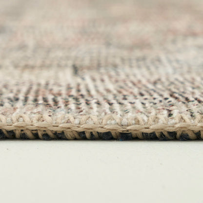 Vintage Desenli Dijital Baskı Halı Bej (152x230 cm) - VİZON - 152x230 cm - 7