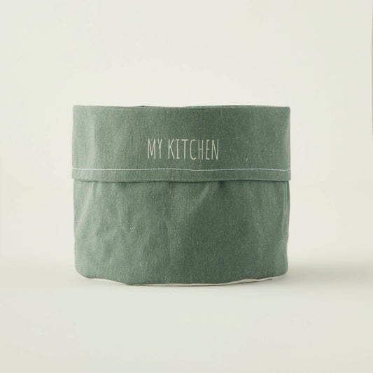%100 Pamuk My Kitchen Ekmek Sepeti Yeşil (7x60 cm)