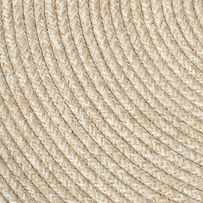 Loopa Jüt Görünümlü El Dikişi Kilim Krem (120x120 cm) - 6