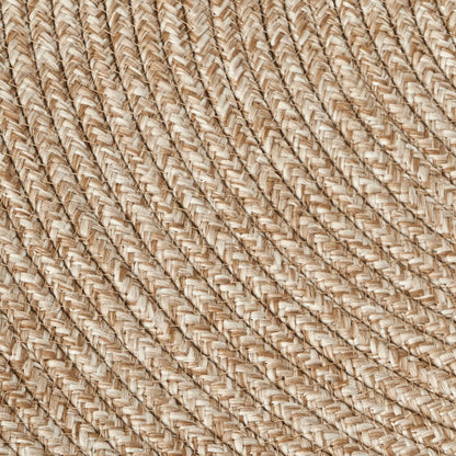 Loopa Jüt Görünümlü El Dikişi Kilim Bej (120x120 cm) - 6