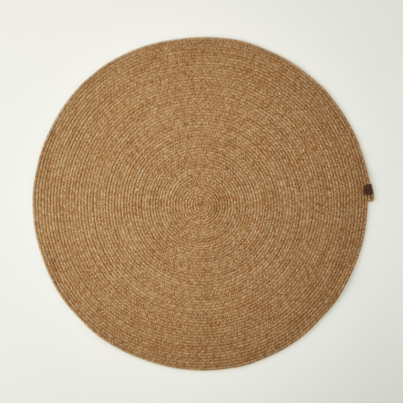 Loopa Jüt Görünümlü El Dikişi Kilim Çöl Beji (120x120 cm) - 4