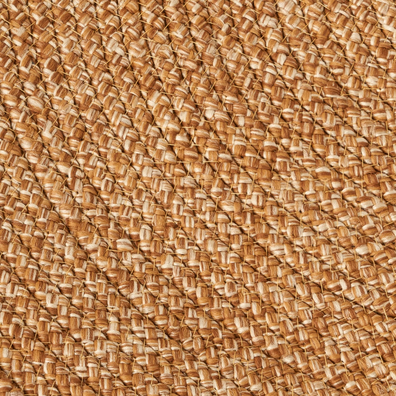 Loopa Jüt Görünümlü El Dikişi Kilim Çöl Beji (120x120 cm) - 6