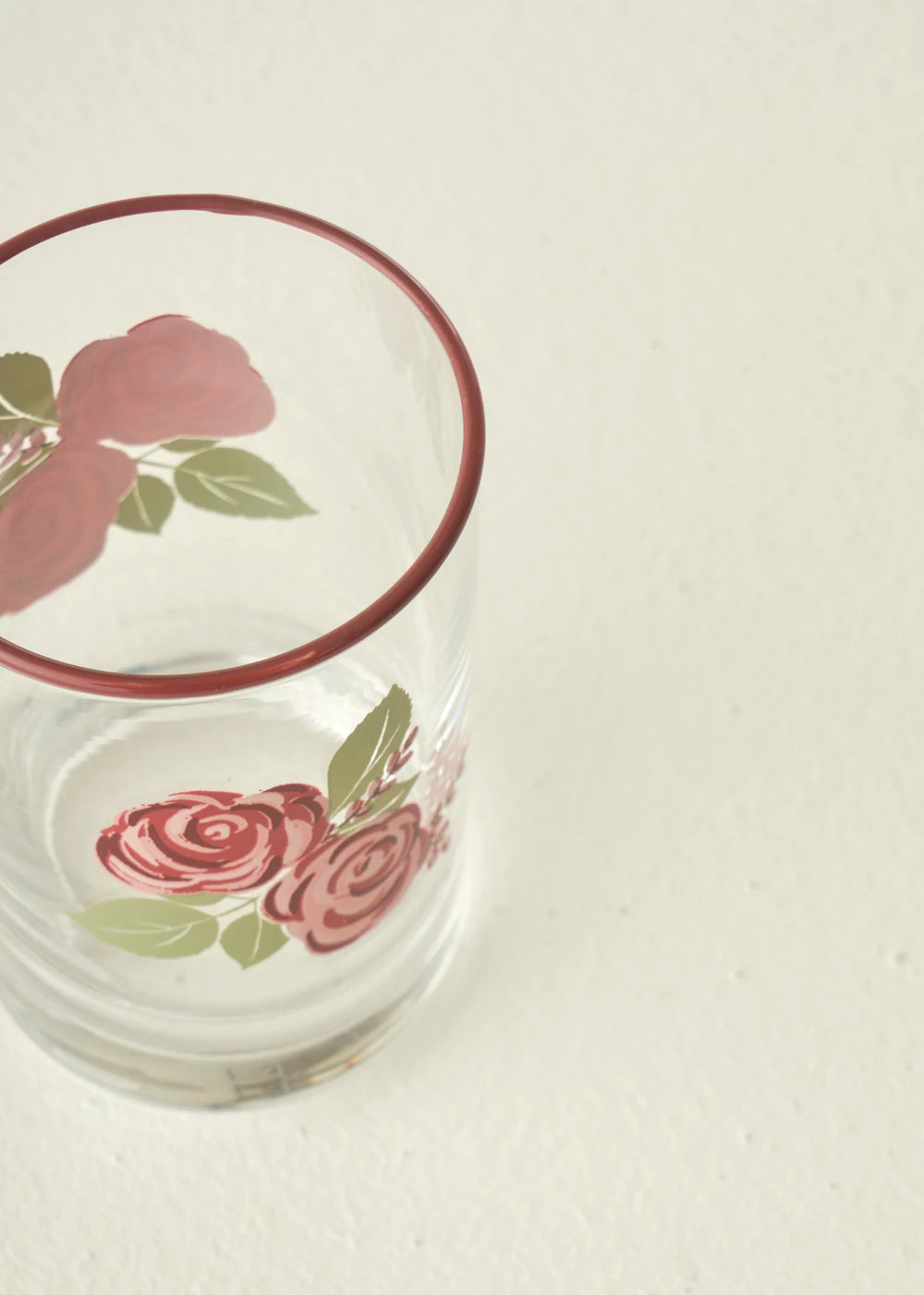 Rose 6'lı Kahve Yanı Su Bardağı (100 cc) - 4