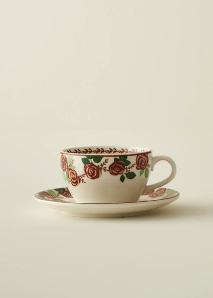 Rose 2'li Porselen Çay Fincanı Seti (270 cc)