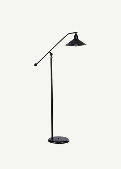 Piper Metal Başlıklı Lambader Siyah (25x30x155 cm)