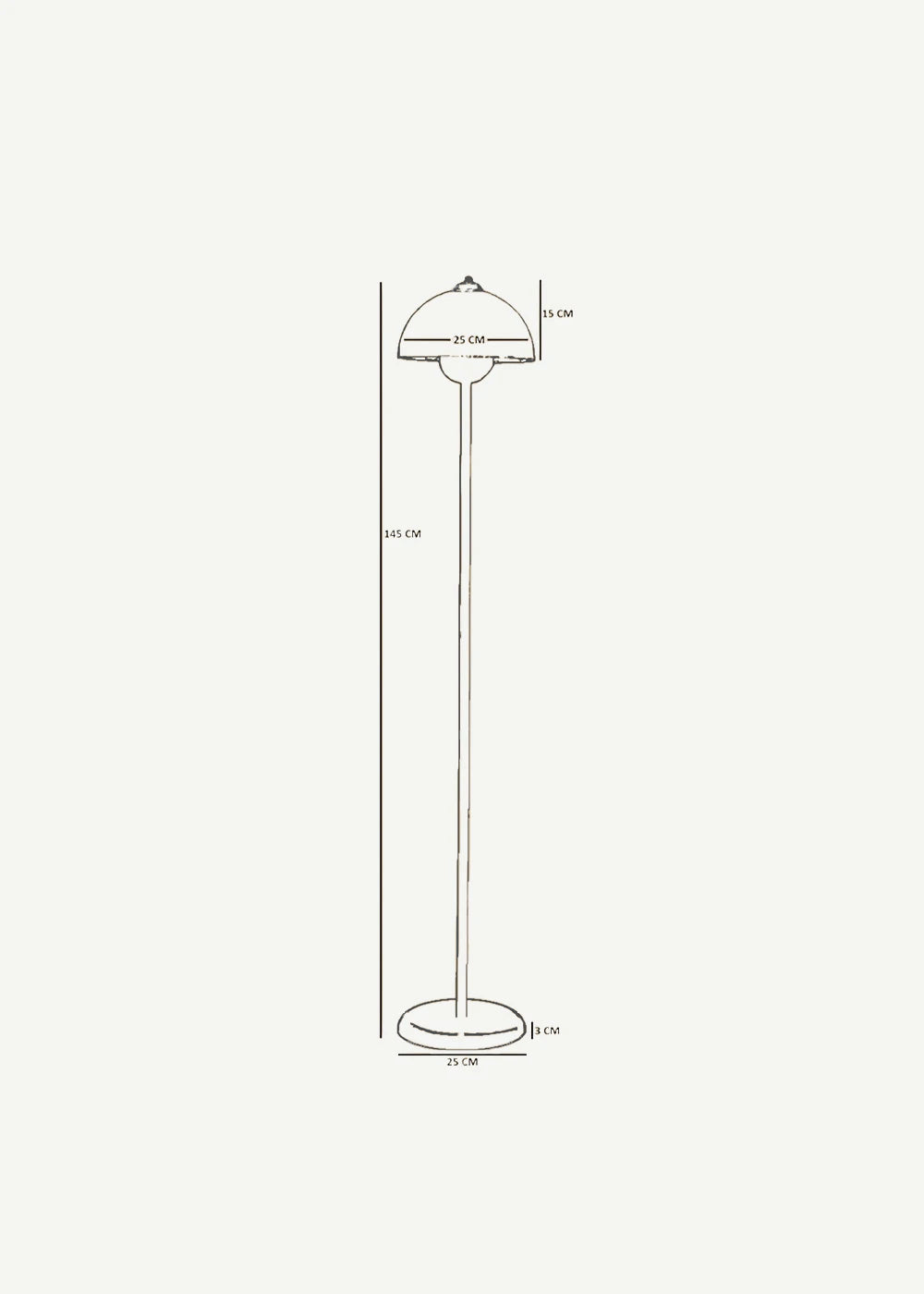 Bailey Lambader Turuncu (25x25x145 cm) - YEŞİL - 25x25x145 cm - 2
