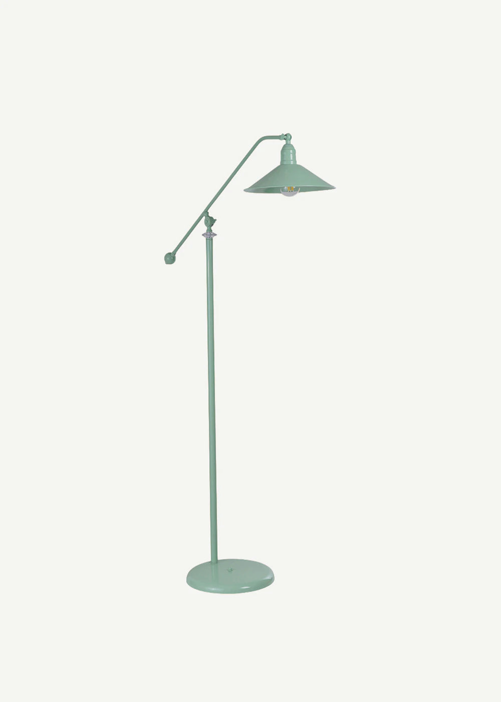 Piper Metal Başlıklı Lambader Yeşil (25x30x155 cm)