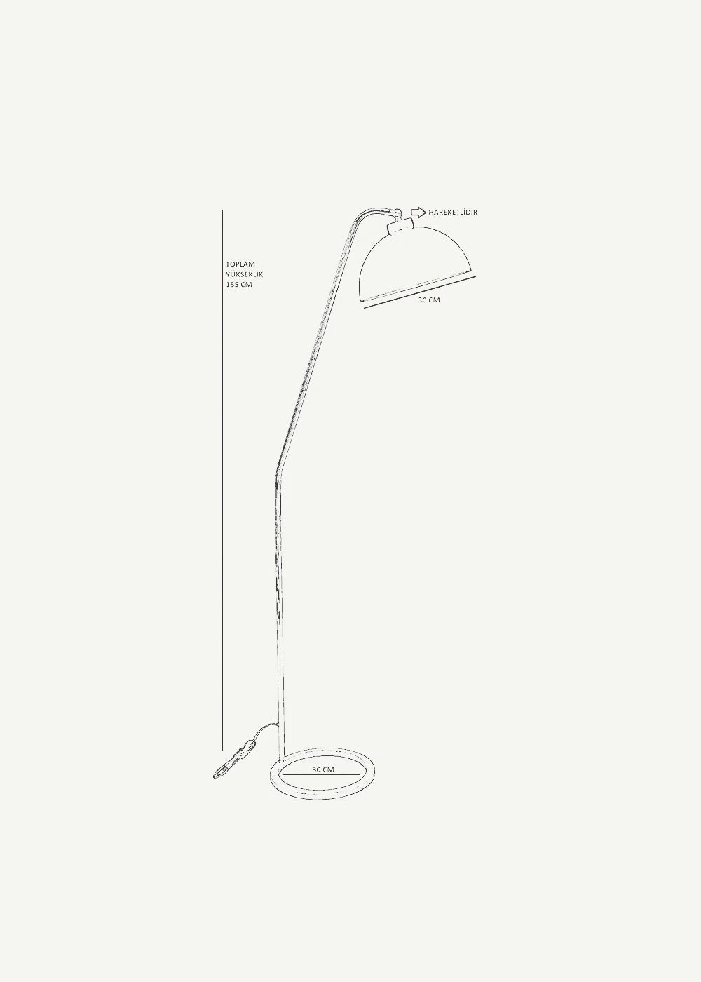 Elin Lambader Turuncu (25x30x155 cm) - SARI - 25x30x155 cm - 2