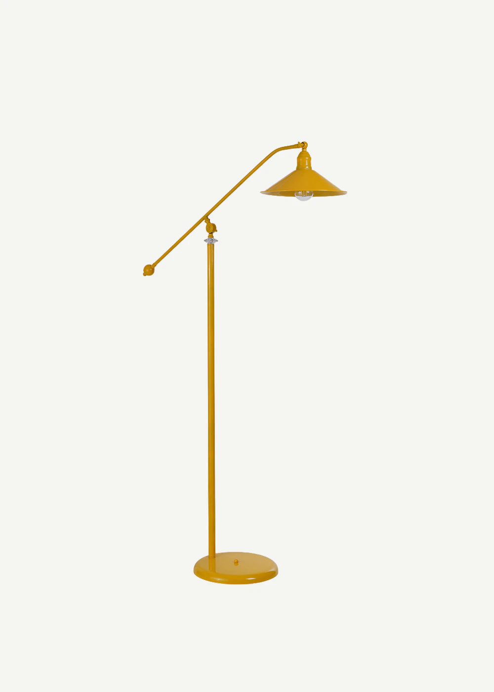 Piper Metal Başlıklı Lambader Sarı (25x30x155 cm)