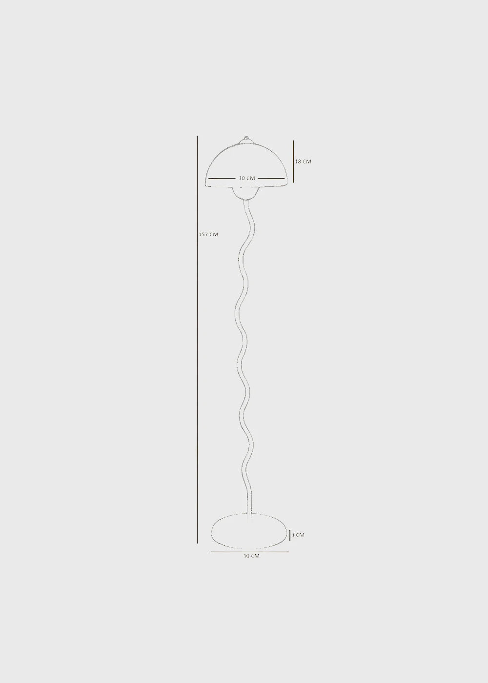 Quinn Lambader Yeşil (30x30x157 cm) - TURUNCU - 30x30x157 cm - 2