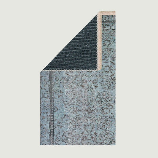 Aura Dijital Baskı Halı Mavi (100x150 cm) - 2
