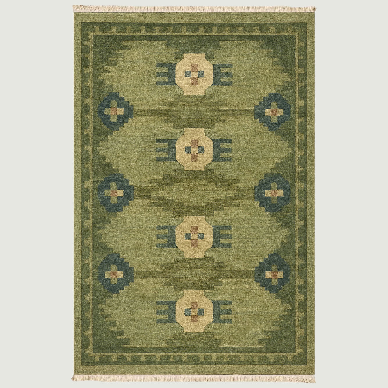 Ivy Dijital Baskı Halı Yeşil (100x150 cm) - 80x250 cm - YEŞİL - 2