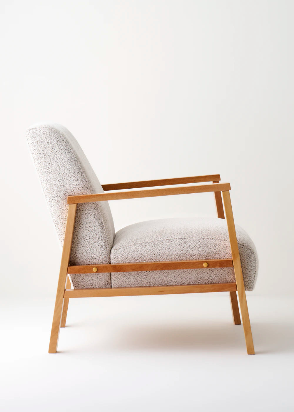 Cinnamon İskandinav Berjer (70x85x75 cm) - KREM - 70x85x75 cm - 4