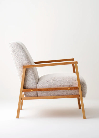 Cinnamon İskandinav Berjer (70x85x75 cm) - KREM - 70x85x75 cm - 4