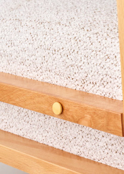 Cinnamon İskandinav Berjer (70x85x75 cm) - KREM - 70x85x75 cm - 7
