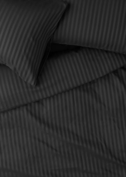 Premium Tencel Çift Kişilik Saten Nevresim Seti Antrasit (200x220 cm)