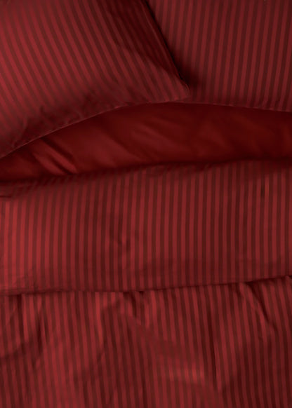 Premium Tencel King Size Saten Nevresim Seti Bordo (240x220 cm)