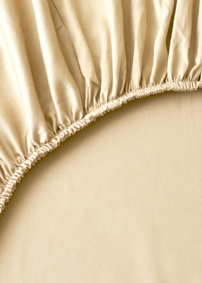 Premium Tencel Çift Kişilik Lastikli Çarşaf (160x200x35)