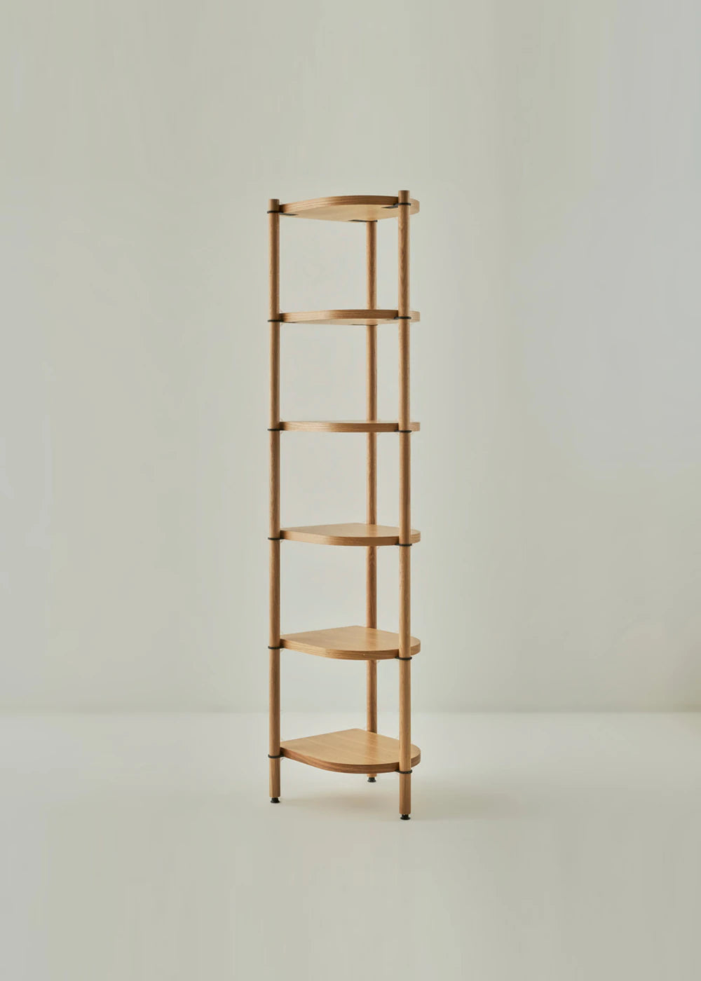 Cosmos Modüler 3 Katlı Kitaplık Meşe-Beyaz (44x41x80 cm) - 6 Katlı - MEŞE - 2