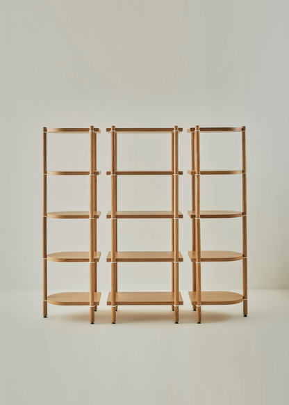 Cosmos Modüler 3 Parça 3 Katlı Kitaplık Meşe-Beyaz (144x41x80 cm)