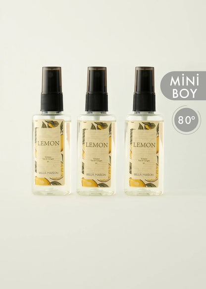 Lemon Kolonya 3'lü Sarı (50 ml)