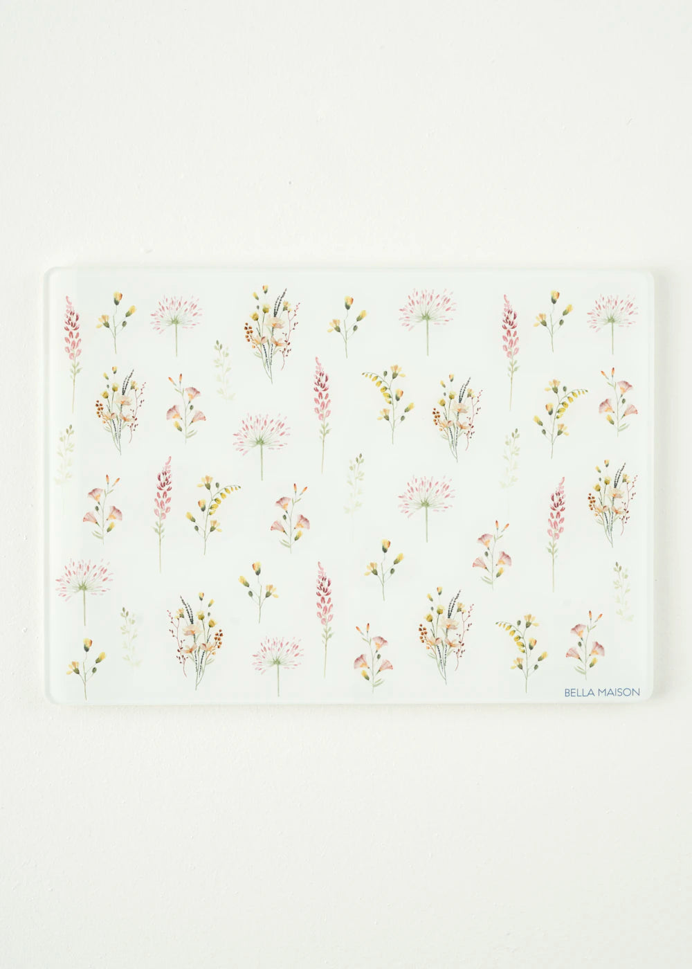 Flores Cam Kesme Tahtası (35x25 cm)